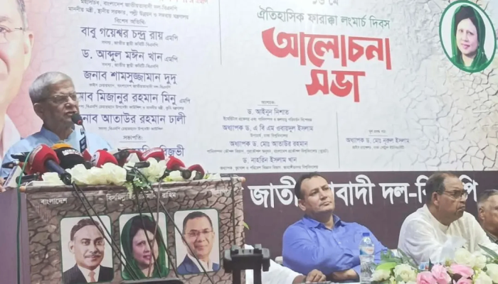 বাংলাদেশের স্বার্থে আপস নয় — মির্জা ফখরুল