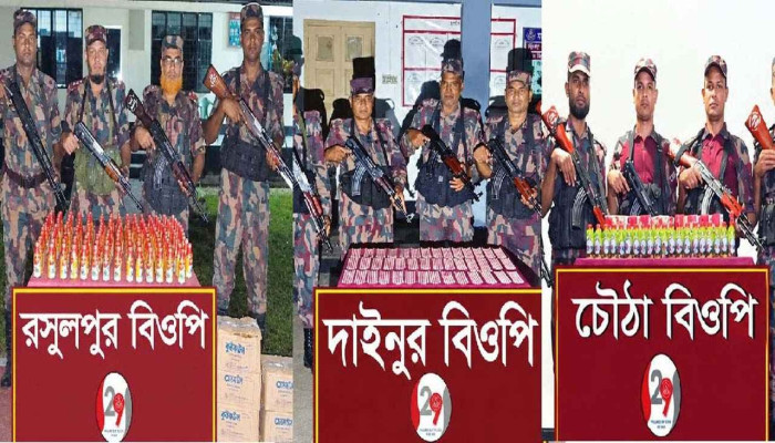 দিনাজপুরে নেশাজাতীয় ট্যাবলেট ও যৌন উত্তেজক সিরাপ জব্দ