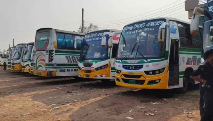 হবিগঞ্জে অনির্দিষ্টকালের পরিবহন ধর্মঘট
